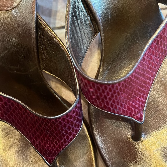 Gucci red slide sandals - Picture 6 of 8